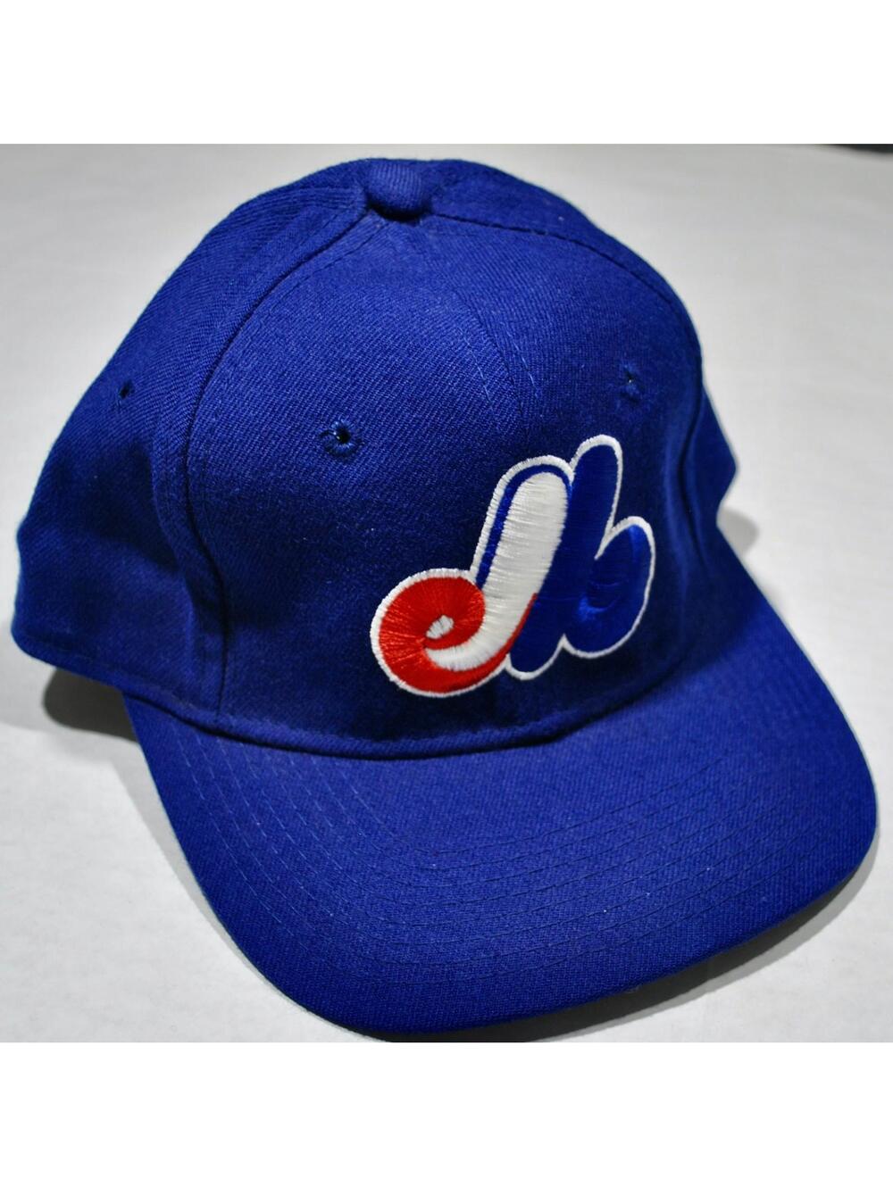 Vintage Montreal Expos Sports Specialties MLB Baseball 90s Fitted Hat Size 6 3/4
